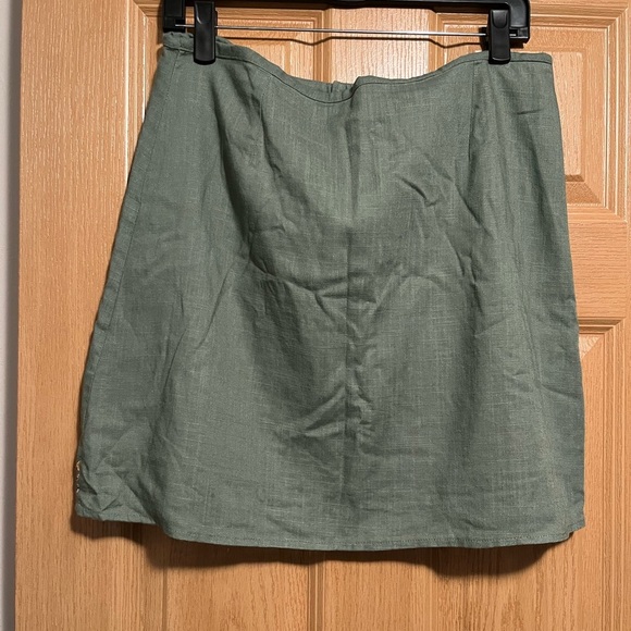 Blue Rain Embroidered Boho Mini Skirt NWT - Picture 7 of 11